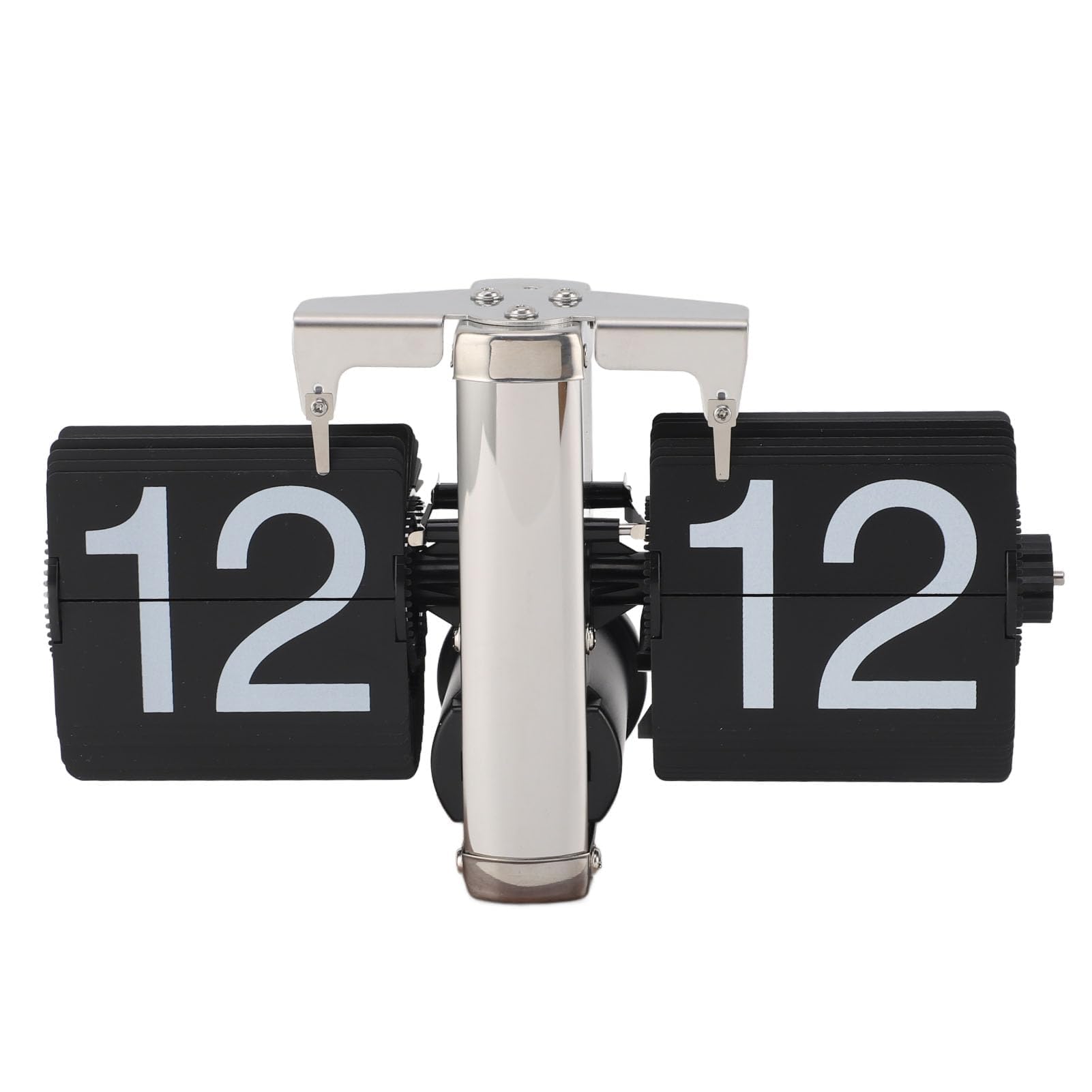 Voltear El Reloj, Reloj Retro Abatible, Reloj De Escritorio, Mechanical Digital Flips Desk Reloj,Reloj Mecánico Retro Minimalista De Un Solo Pie Con Giro Automático, Ideal Para El Hogar Y La Oficina