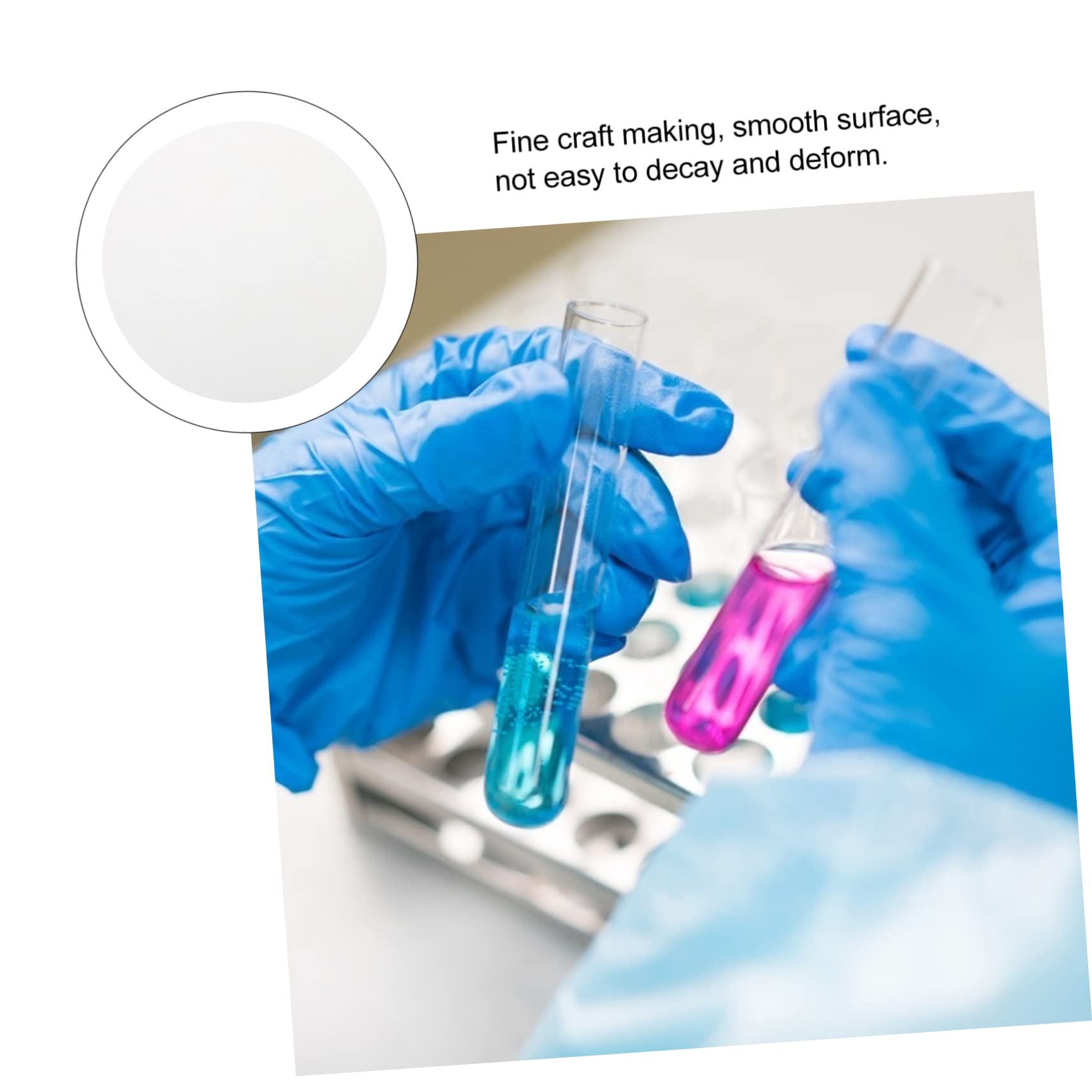 BUGUUYO 100 Sheets Qualitative Filter Paper Lab Absorbing Paper Quadrant Filter Discs Simple Design for Lab Use