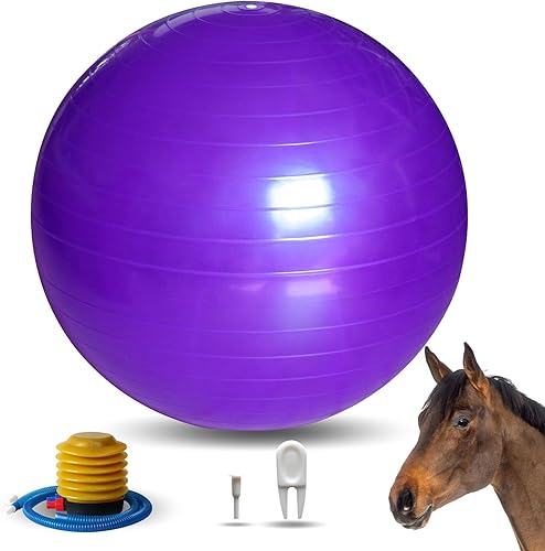 Pelotas de juego de caballos de 17 pulgadas Mega bola equina para jugar entrenamiento de caballos pelota de fútbol balón de pastoreo anti-estallido