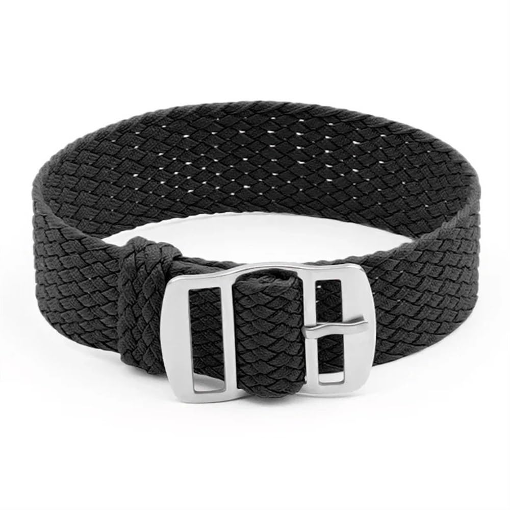 Bracelet de montre en nylon tissé, Bracelet de montre tissé en Nylon 20mm hommes femmes montre de remplacement bracelet de montre de Sport bracelet universel en tissu bracelet de montre en nylon