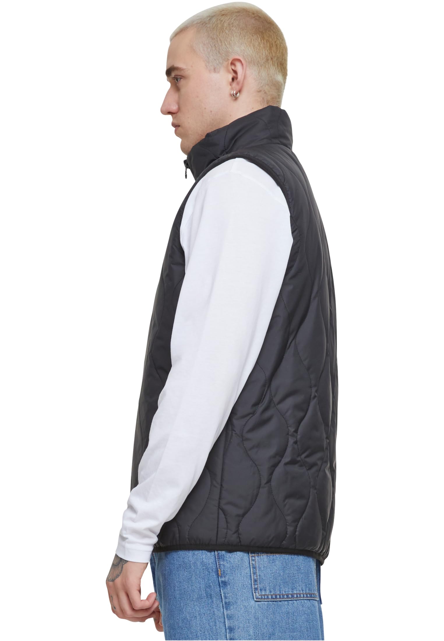 Urban Classics Mens Super Light Bubble Vest Uomo Gilet nero