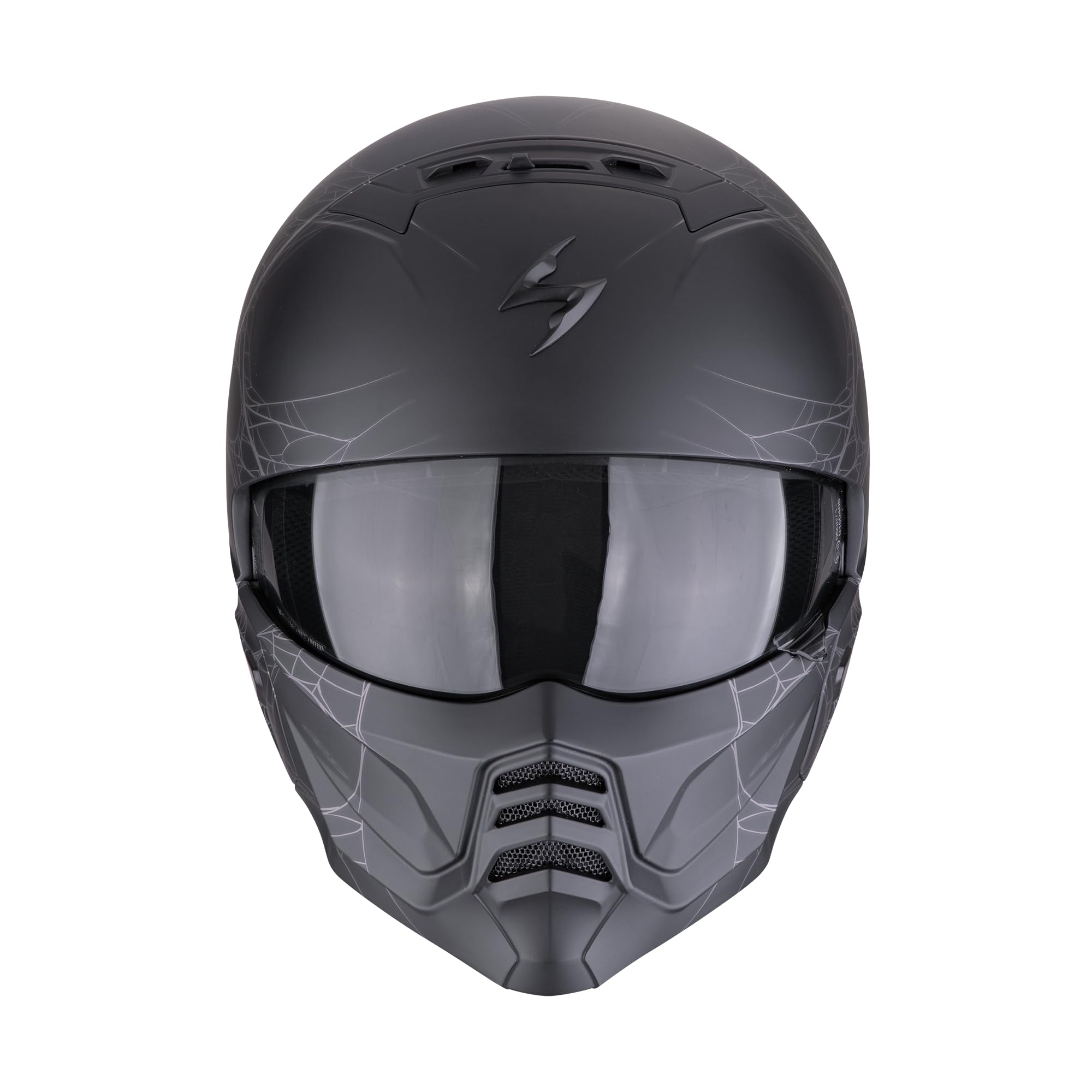SCORPION EXO-COMBAT II SPIDERWEB Nero opaco-Argento M