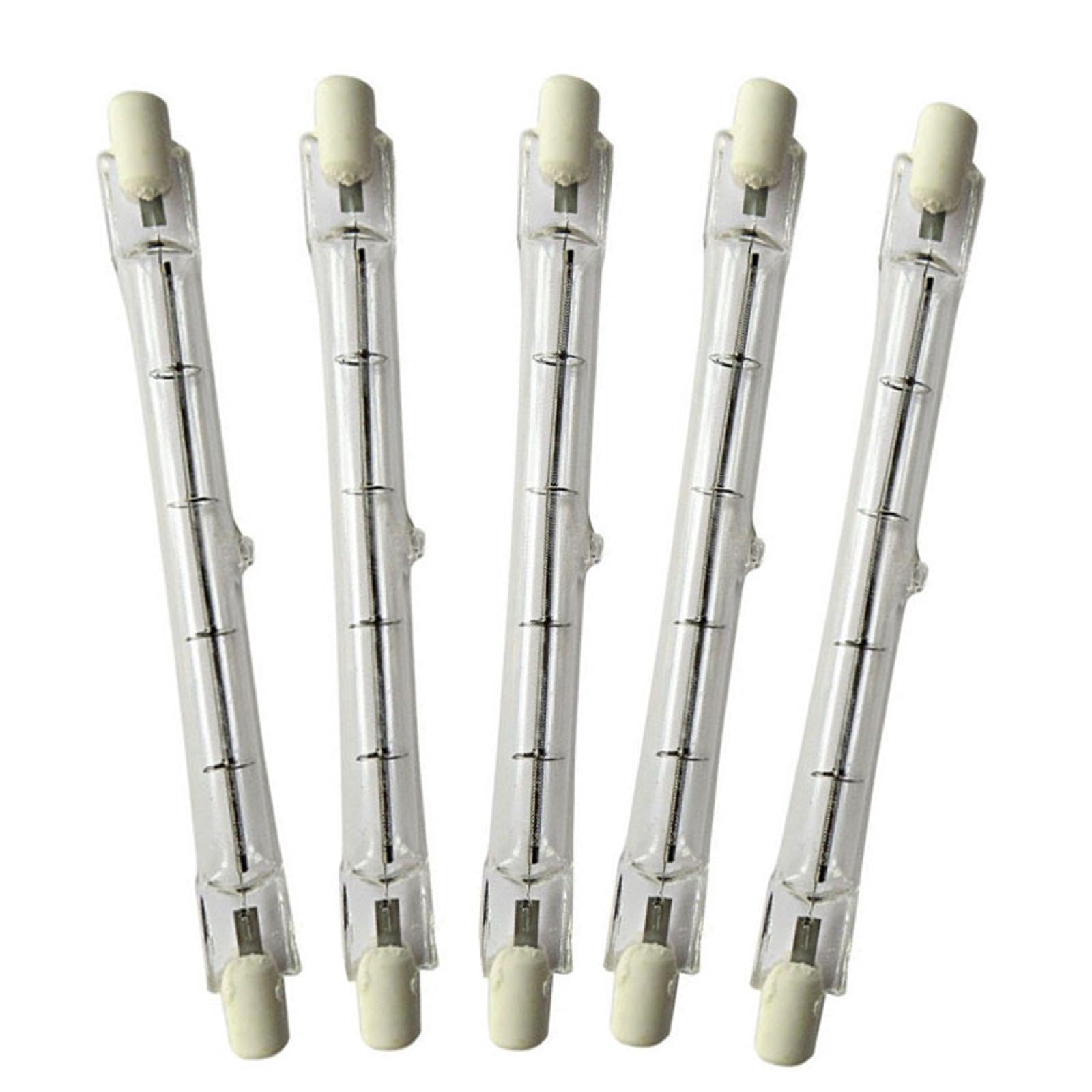 UGEFKMQ R7S Halogen Bulb 118Mm T3 Halogen Tube Lamp 230V 200W 118 Mm R7S Linear Halogen Floodlight Tungsten Light Bulb Warm White Per Illuminazione