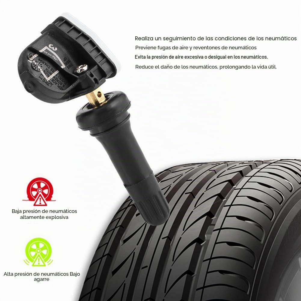 Sensores del sistema de monitoreo de presión de neumáticos TPMS 2036832 para Reemplazo para E-cosport/Fiesta/Focus (4 piezas) universal rdks-reifendrucksensor 2036832