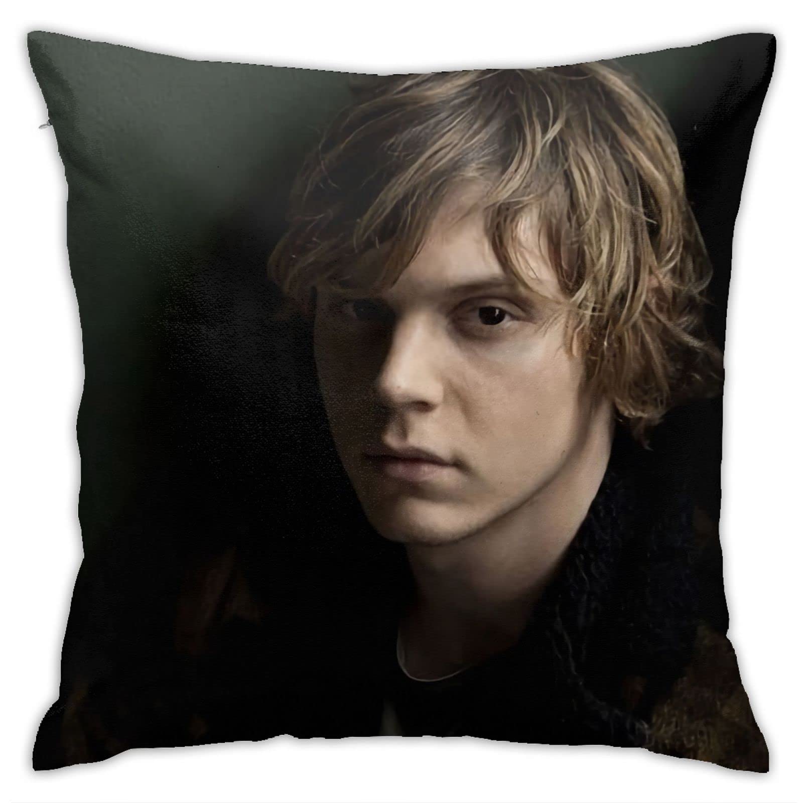 Yingd Evan Peters Pillow Covers Double Sided Plush Pillow Cases Dorm Decor For Bedroom Living Room X Inch 45Cm X 45Cm