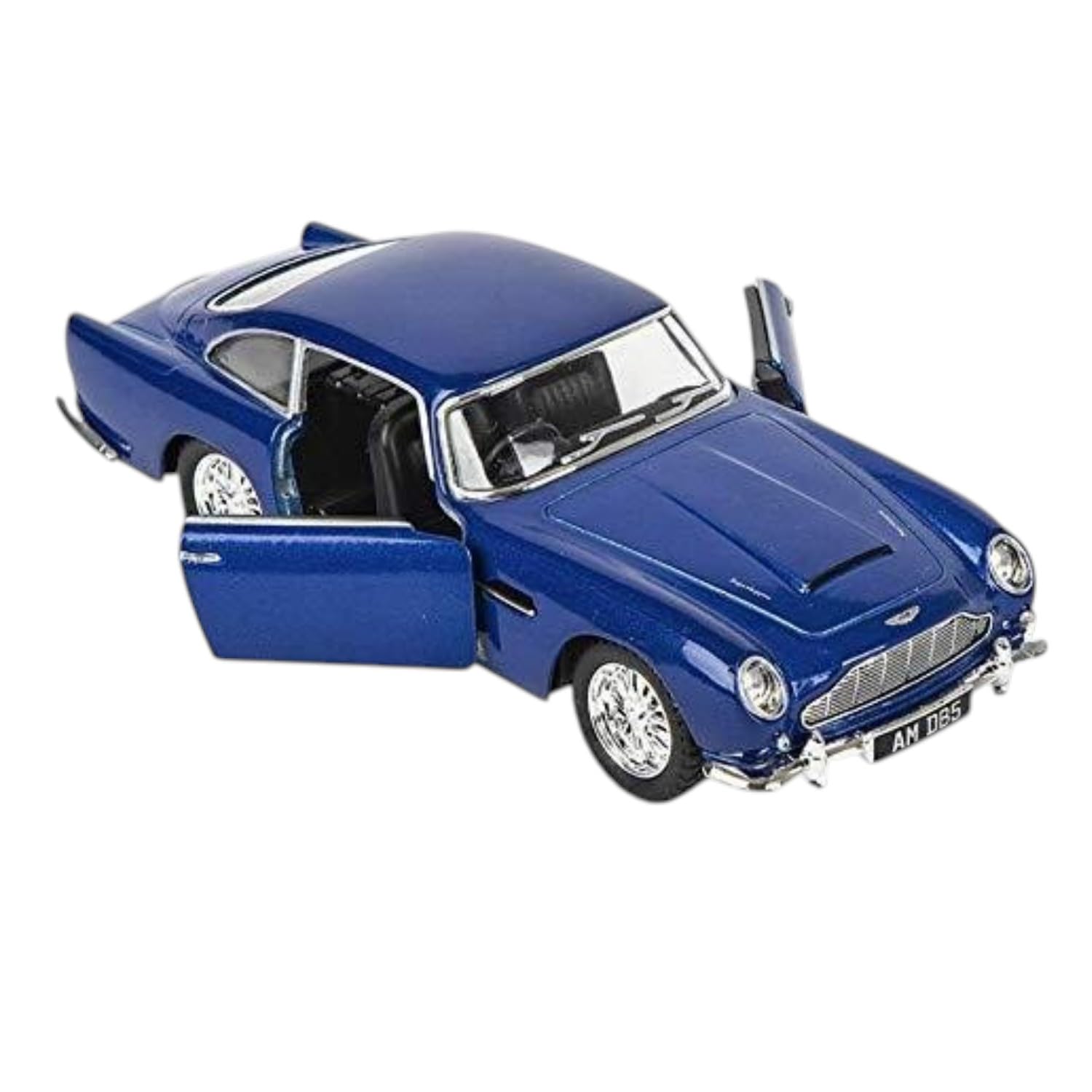 Mayatra's Kins Mart Aston Martin DB5 Diecast Model Car, Classic Collectible Toy, Red, Pull-Back Feature (Blue_AS_Martin_DB5)