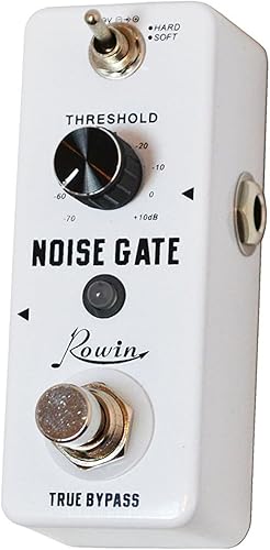 Rowin LEF-319 Guitar Noise Gate Pedal - Noise Killer With Hard/Soft Modes, True Bypass