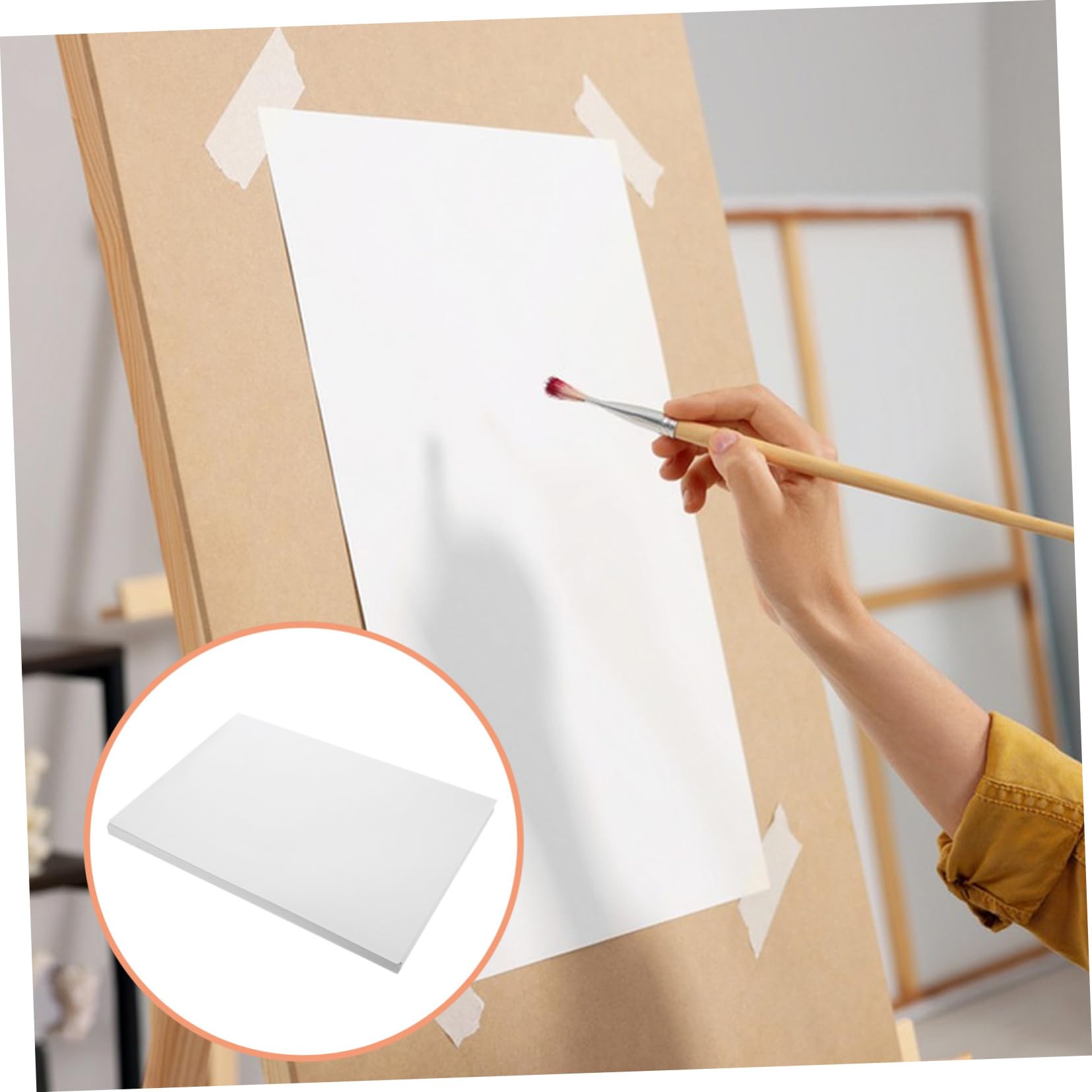 Operitacx Papier à Dessin pour Marqueurs, 100 Feuilles pour Designers