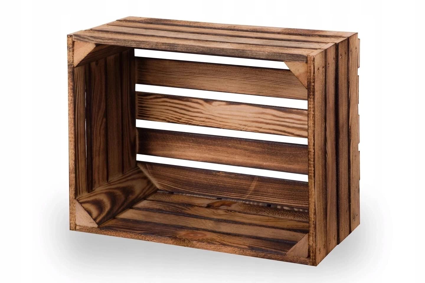Cassette per frutta in legno 40 x 30 x 20 cm per vino e mele