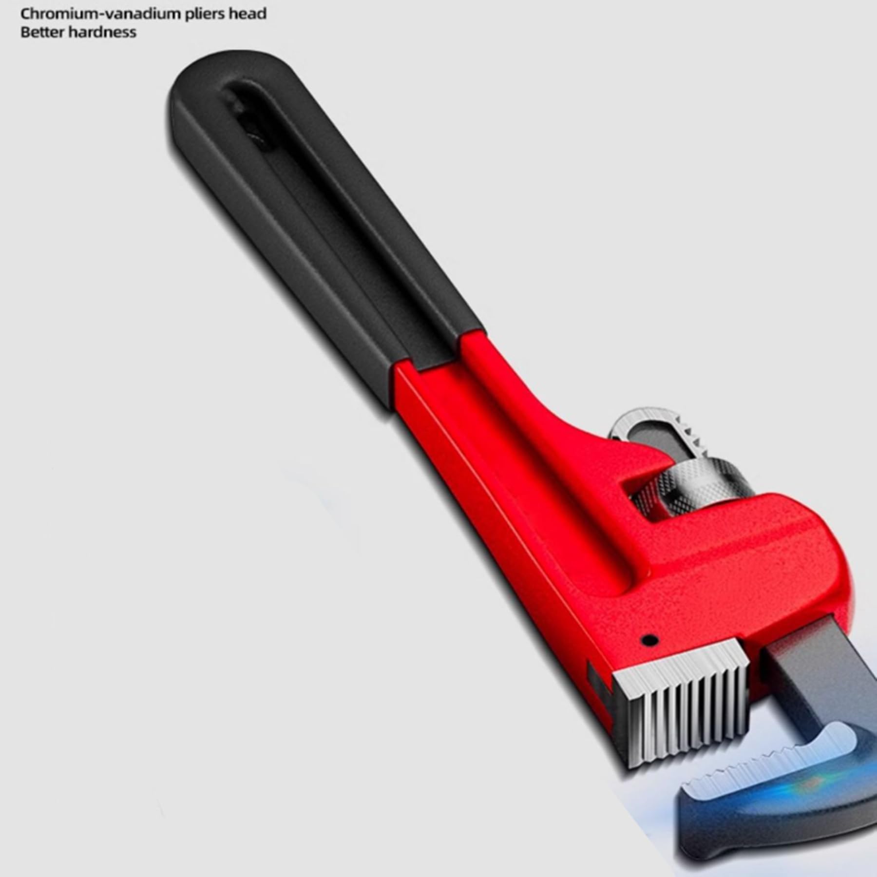 Hotooldo 30 cm wytrzymały prosty klucz do rur, prosty klucz hydrauliczny do muszli klozetowej, zlewu, łazienki, kuchni