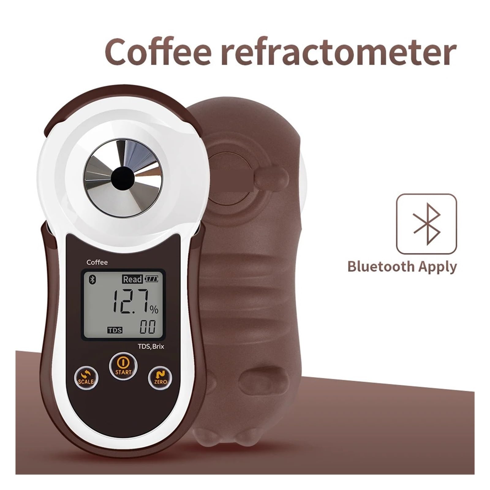Misuratore TDS for caffè Digitale Bluetooth Test Concentrazione Rifrattometro Automatico Sciroppi 0-26% 0-23% Misurazione di Precisione