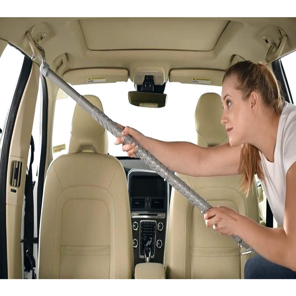 Auto Erweiterbare Kleiderbügelstange, Auto-Kleiderstangenstange, Strapazierfähige, Rutschfeste, Langlebige Kleiderstange Für Die Reise, 87-162 Cm, 1St