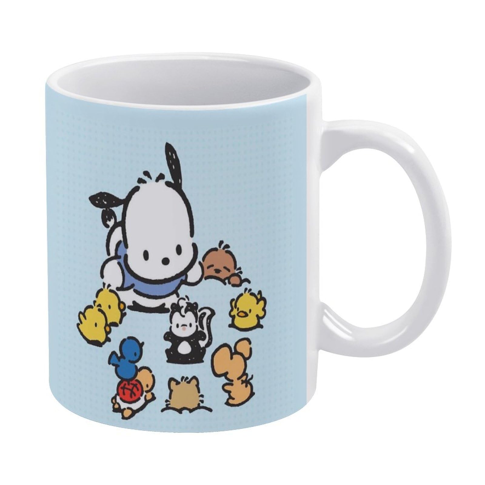 Amazon.co.jp: ポチャッコ マグカップ 可愛い 直飲み コーヒーカップ