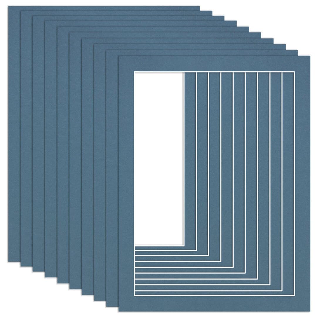 Procut Global 80x60cm Pompadour Picture Mounts to Fit 70x50cm Aperture - Precision Cut Cardboard Photo Mount - Ideal for Frames, Prints, Artwork & Certificates - Sizes & Colours Available - 10 Pack — image 1