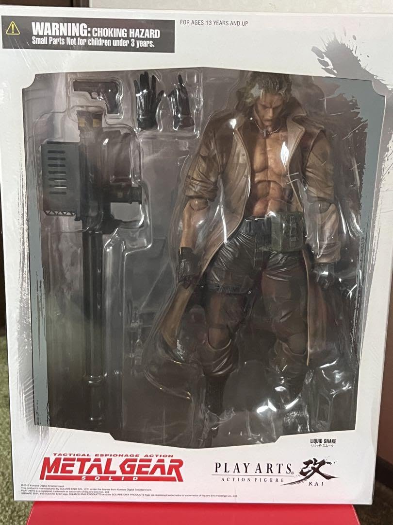 Amazon | プレイアーツ改 メタソリッド リキッド・スネーク フィギュア  