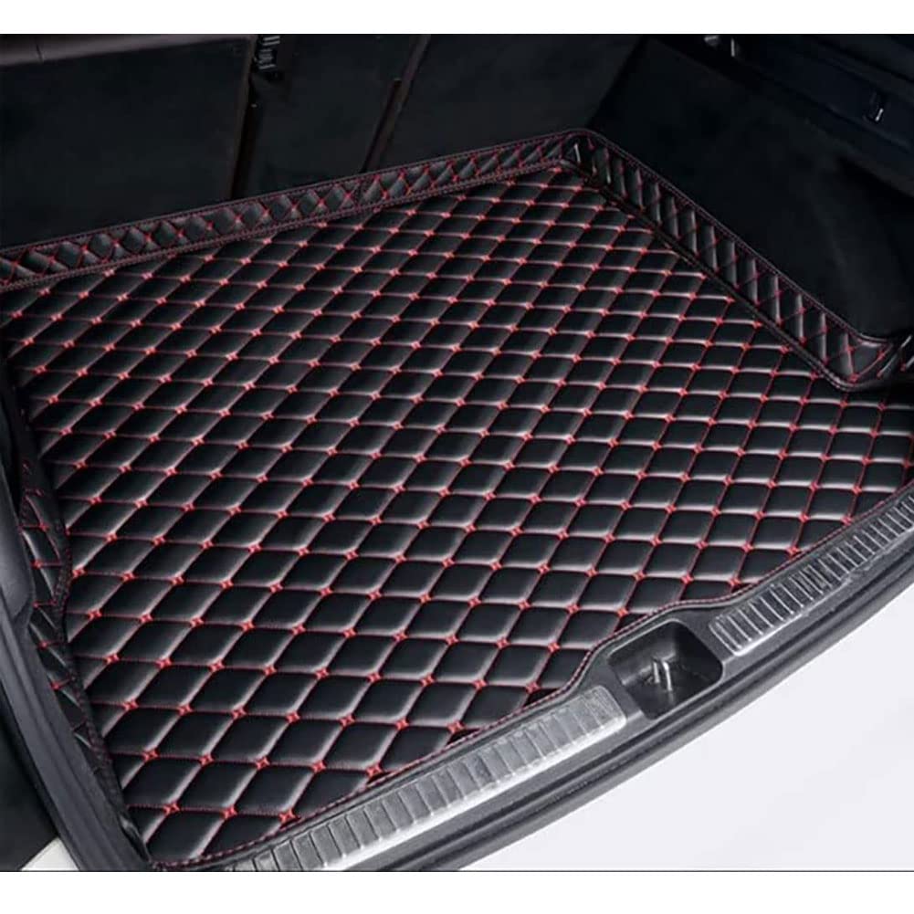 Car Leather Boot Liner Mat for S-EAT Tarraco 245 Xperience Lux DSG 2023 (7 Seater), Trunk Cargo Storage Carpet Liner Mat Tailored Waterproof Antislip Cargo Tray Liners Waterproof Antislip