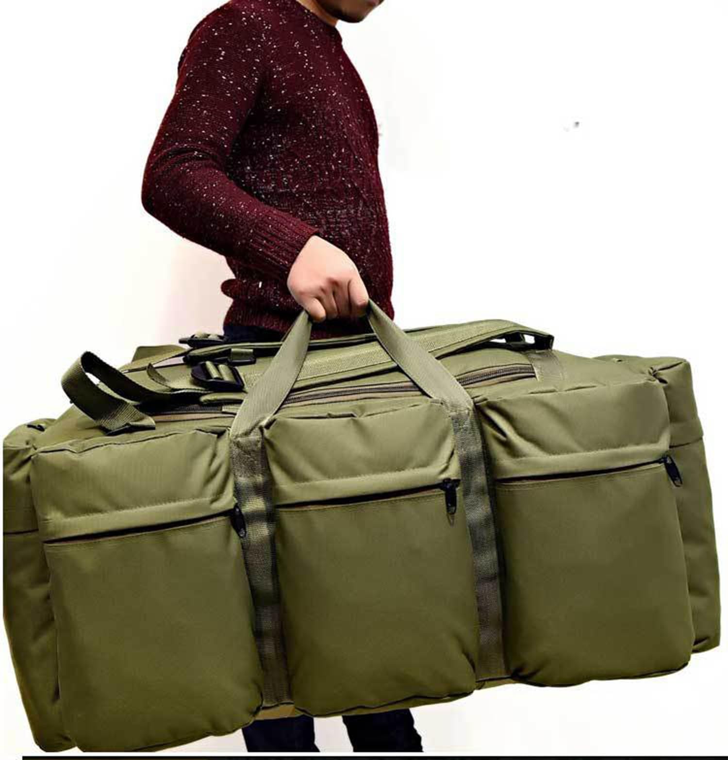 Zaino Tattico per attività All'aperto, 90 L, Zaino Militare, Zaino da Lavoro, Zaino da Lavoro, Zaino per Viaggi, Scuola, Sport, Bushcraft, Trekking, Campeggio, Escursionismo,Caccia, Pesca D
