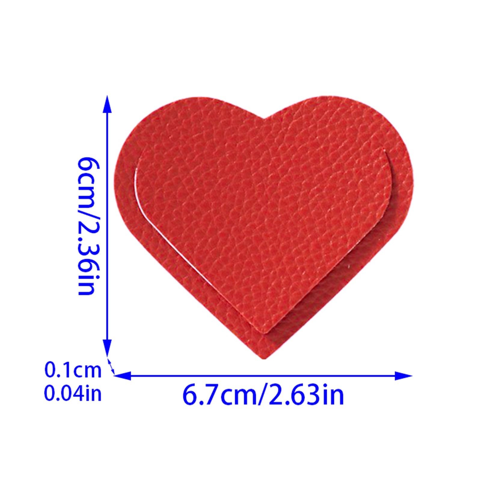 Segnalibro Angolare Segnalibro in PU a forma di cuore