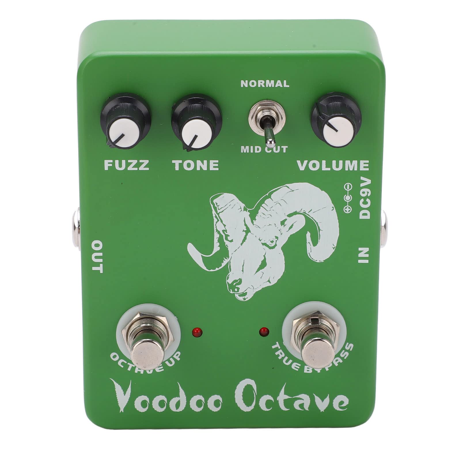 Effetti a pedale, pedale effetto chitarra singolo verde Voodoo Octave Low Loss Fuzz per suonare (01 02 015g0y1g5z72p526)