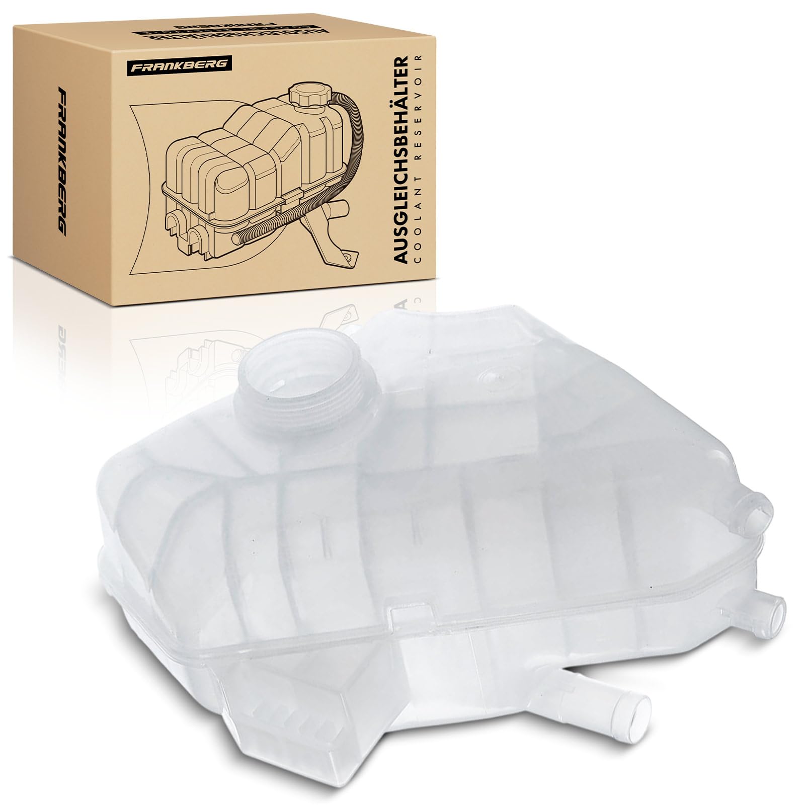 Frankberg Coolant Expansion Tank Coolant Reservoir for B-Max Ecosport Fiesta VI 2008-2019 8V218K218AB