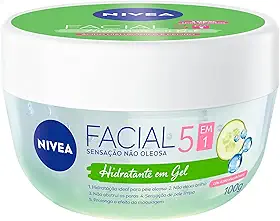 NIVEA Hidratante Facial em Gel Ultraleve 100g - Hidratação intensa por 48h sem sensação oleosa