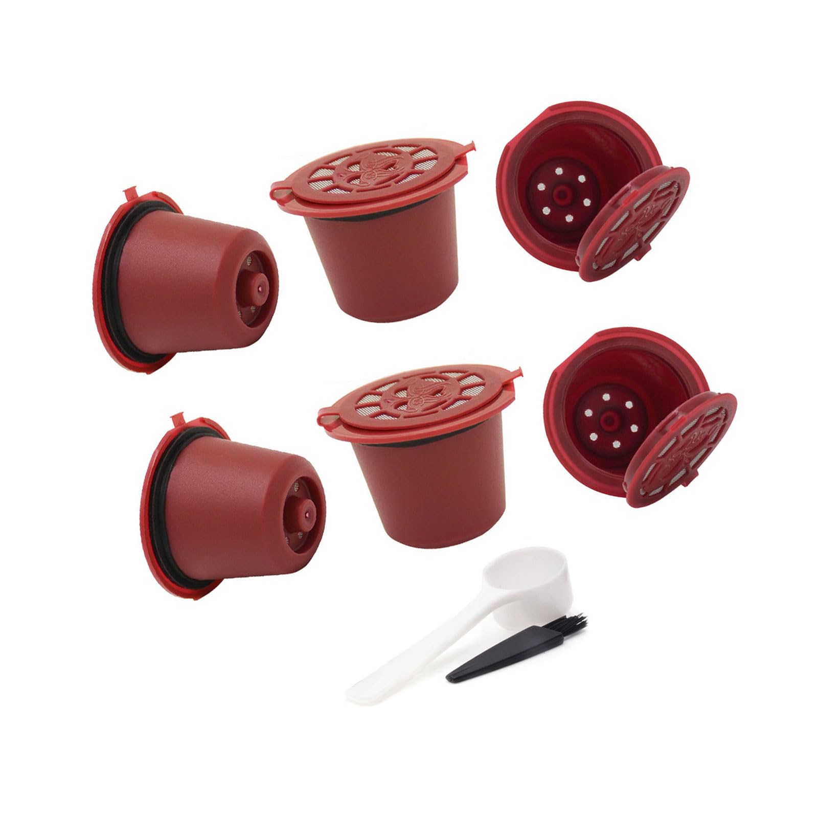 Nucelit Efficiency Coffee Filter Medication Cup with Ergonomic Spoon Brush Not Deadly PRESENTATION Substance Immediate Arrange Structure Complimentary Coffee Filter Medication