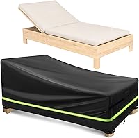 Vista 1 de Fundas reflectantes para tumbonas de patio mejoradas, impermeables para exteriores, protección para todo tipo de clima, tela Oxford 420D, protección