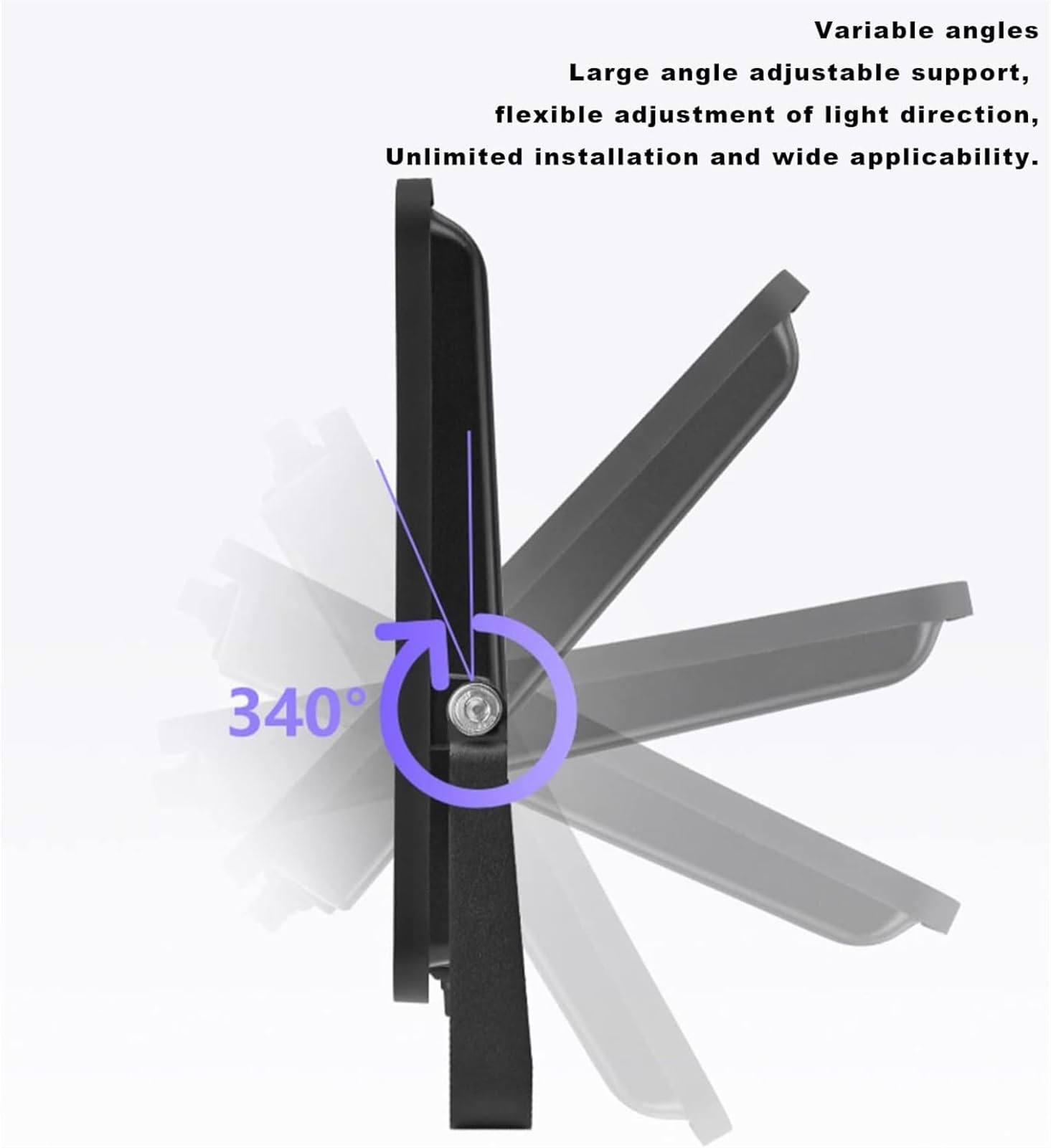 Lampy solarne zewnętrzne, Światło robocze LED IP65, zewnętrzne oświetlenie punktowe na ścianie, idealny wybór do garaży, patio, dachu(6500k,150W)