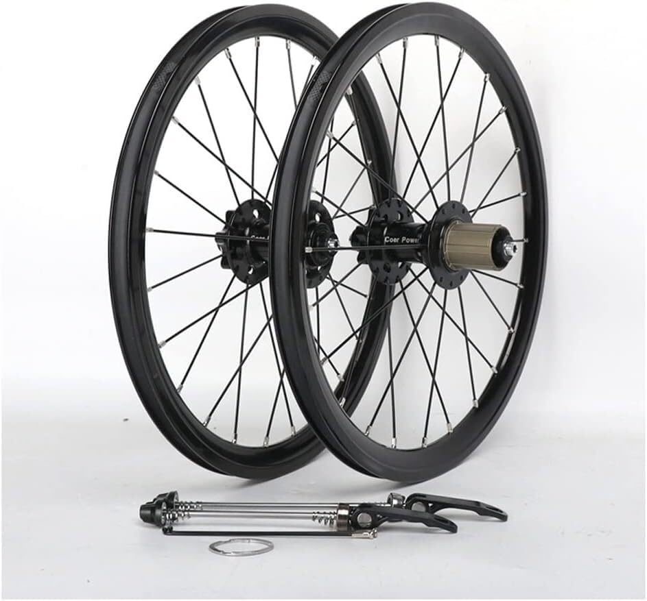 Roues de vélo 16 pouces 305 avec moyeux à blocage rapide V-Brake et Disque