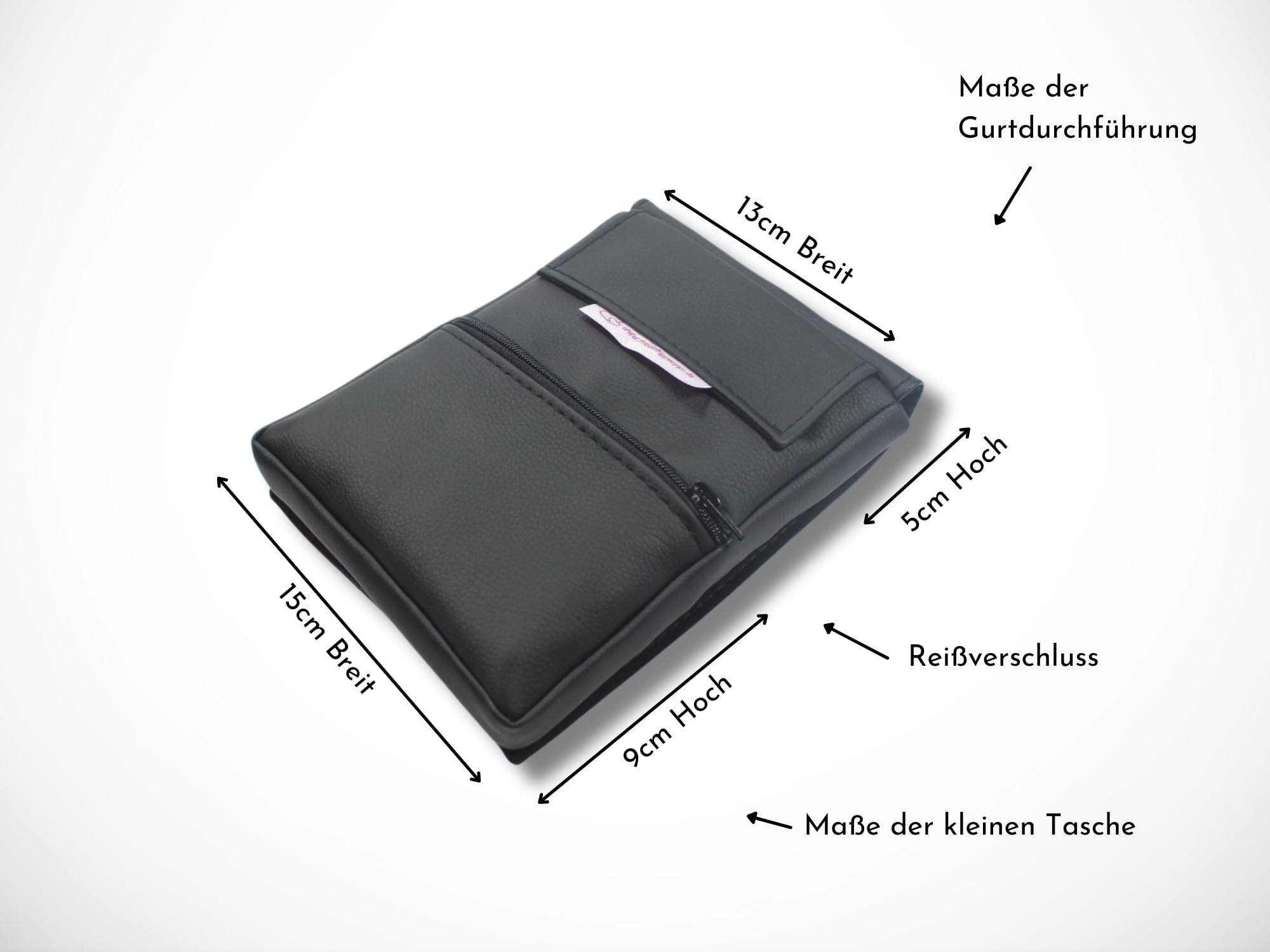 Kunstleder Friseurtasche Schwarz Friseur Werkzeugtasche Scherentasche Friseurgürtel Friseurschere Salon