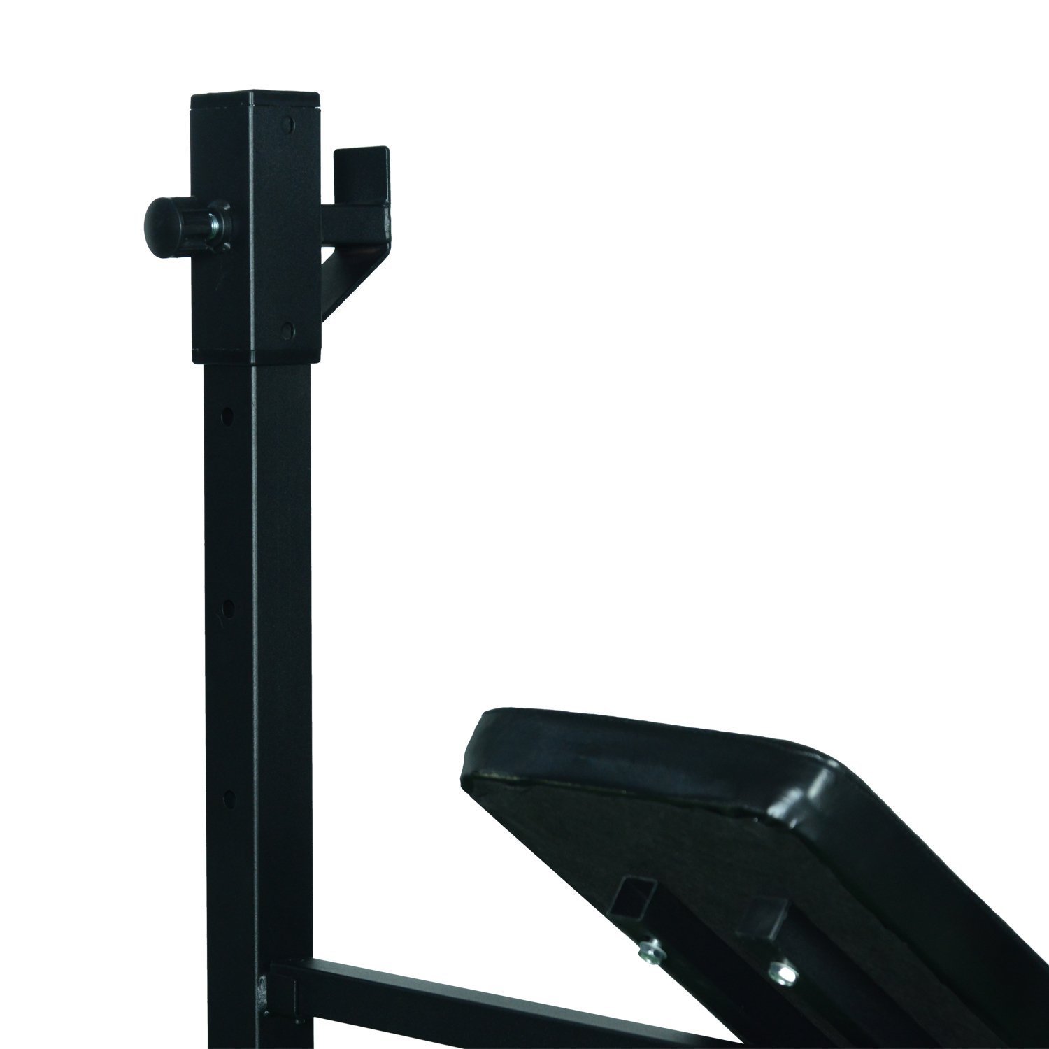 HOMCOM Banco de Pesas Banco de Musculación Multifuncional con Altura Ajustable de 3 Niveles para Entrenamiento Fitness de Cuerpo Completo 175x98x130 cm Negro
