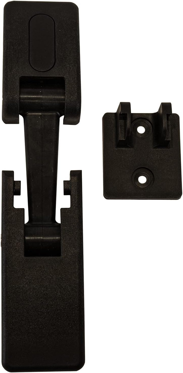 Buyers Products WJ212 9 Inch Rubber and Polymer Draw Latch, 4 Pack, Compares to Southco Part No. 37-30-294-60, Corrosion-Resistant, Ideal for Heavy Duty Use On Truck Hoods
