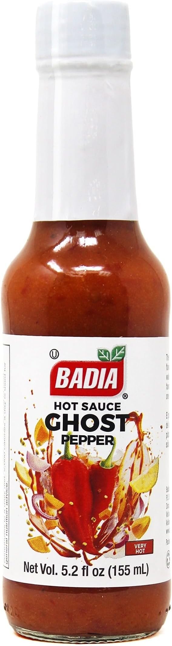 Badia Ghost Pepper Hot Sauce, 5.2 fl oz – Intense Heat