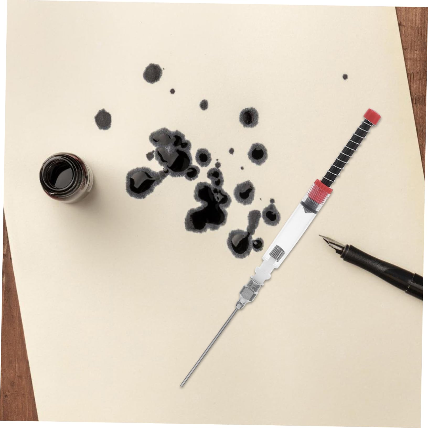 Operitacx 50pezzi Ink Absorb Tool Per Penne Stilografiche Accessori Eu Per Ricarica Inchiostro Convertitore e Tubo Di Ricarica Pratico e Leggero Per Scuola e Ufficio