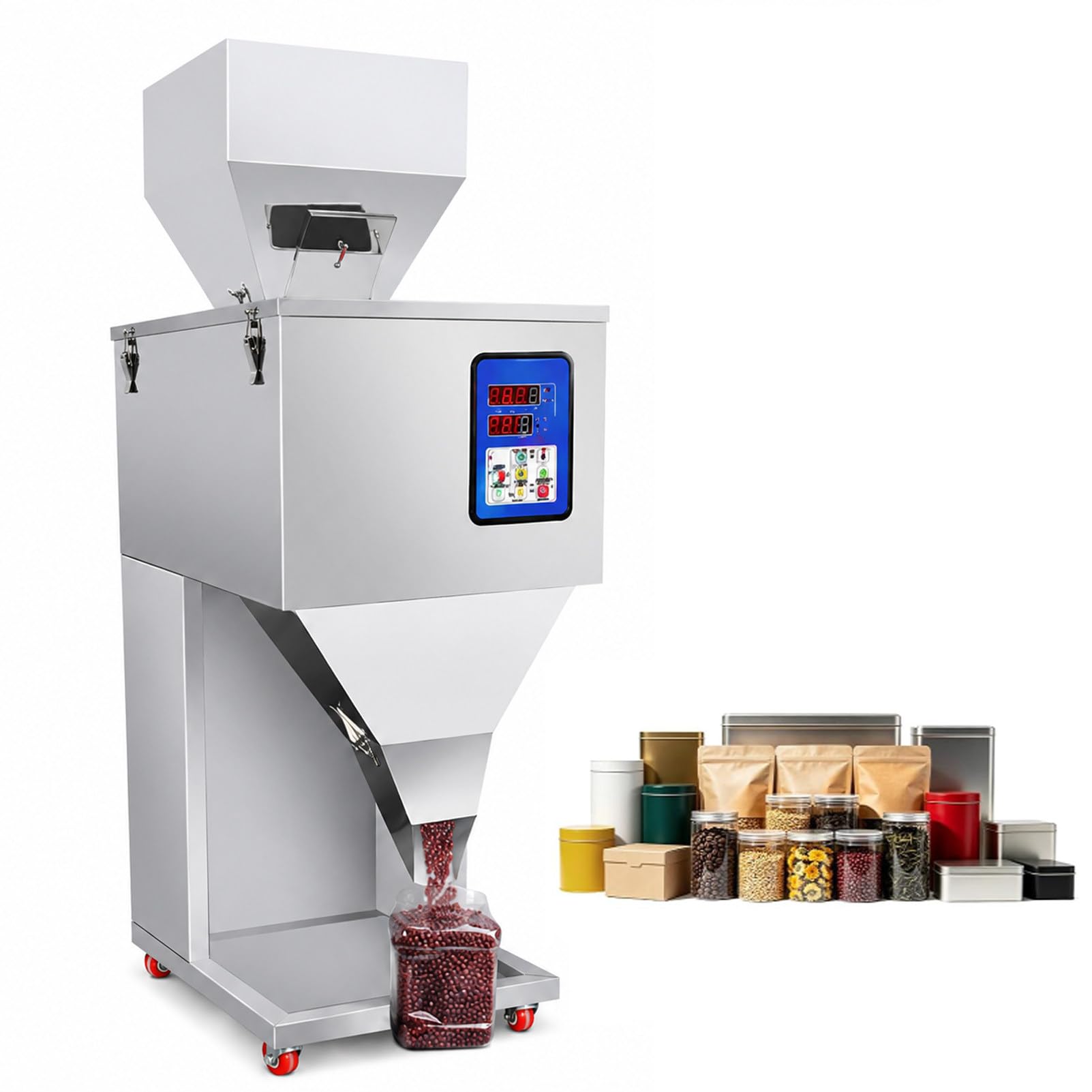 Partikelfüllmaschine, automatischer Pulverfüller 10g~1500g