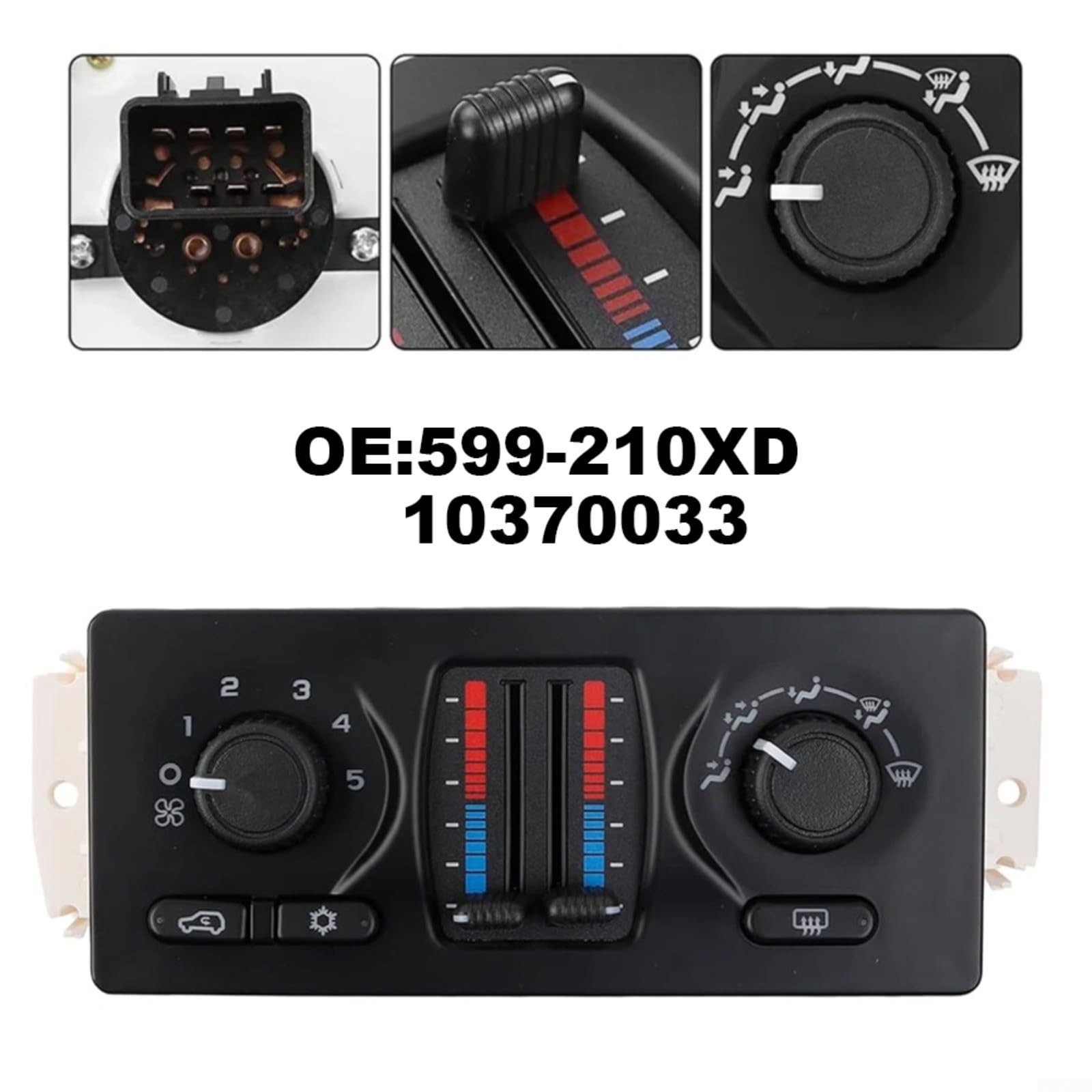 Módulo de control climático de aire acondicionado 599-210XD, para Chevrolet Avalanche, para Gmc para Sierra para Yukon, para Cadillac para Escalade, para Saab 9-7X, para Buick, para