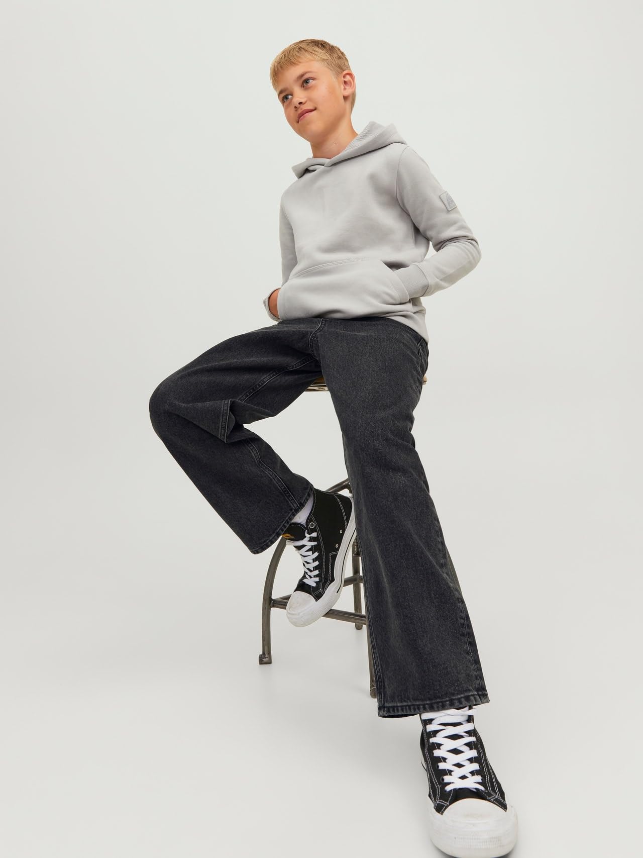 JACK & JONES Boy Baggy Fit Jeans JJIALEX JJORIGINAL AKM 823 NOOS JNR Baggy Fit Jeans Junior