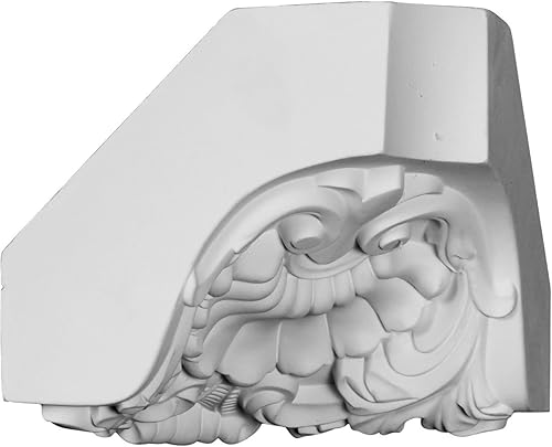 Miniatura 2 de Endurathane Carrillo Moldeado de corona de concha interior de esquina, 7 18 pulgadas de alto x 7 38 pulgadas de largo x 10 18 pulgadas de alto,