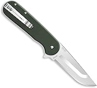 Vista 3 de OUTDOOR EDGE Razor VX3 - Cuchillo de bolsillo plegable EDC de hoja reemplazable Hoja de 3 pulgadas, rodamientos de bolas, mango de acero Verde