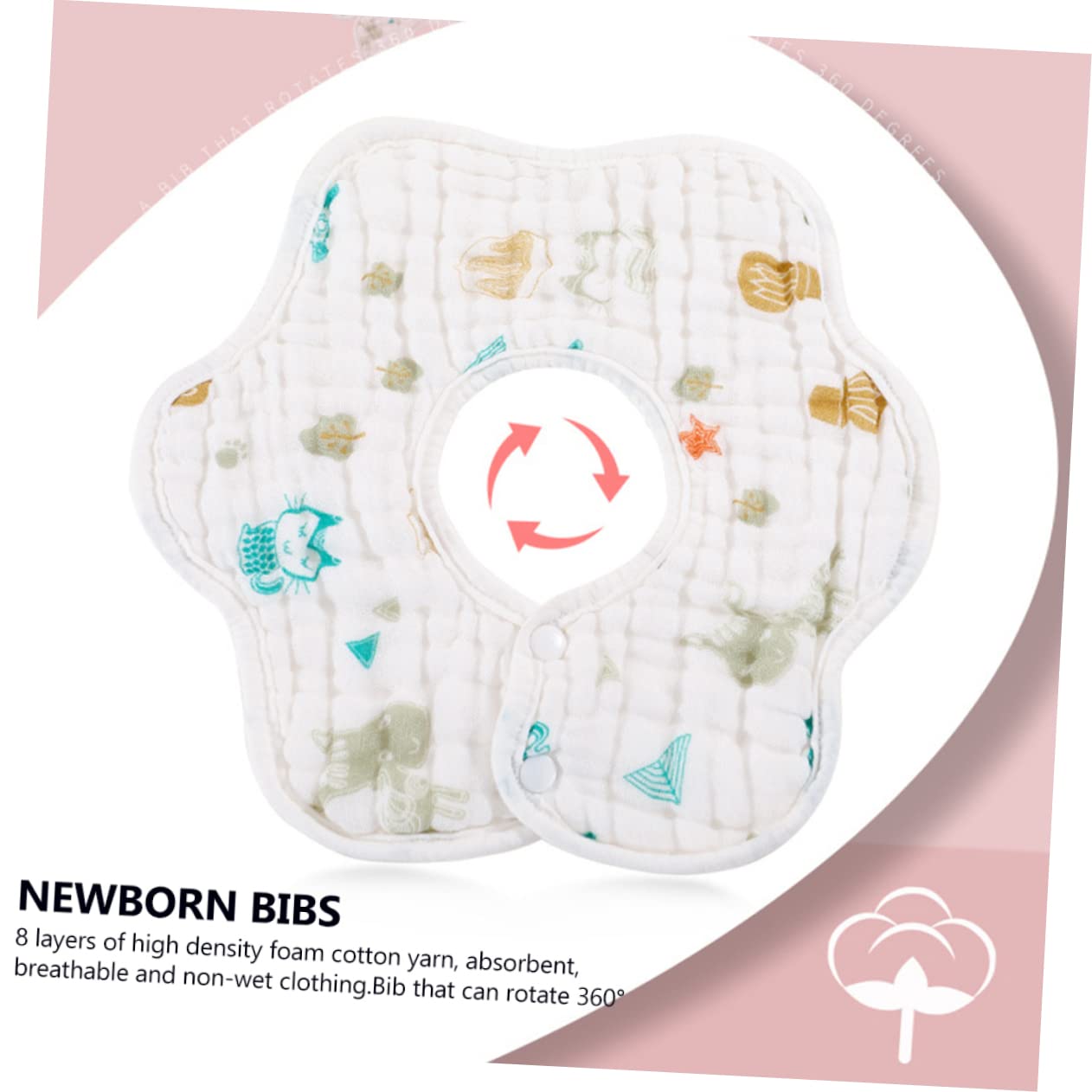 Toyvian 12 Pièces Bavoirs Bavoir Qui Bave Bavoir De Déjeuner Bavoir De Dentition Bébé Torchon Pour Bébé Serviette De Salive Bavoir Pour Tout-petits Nouveau Née Coton Nourrir Blanche
