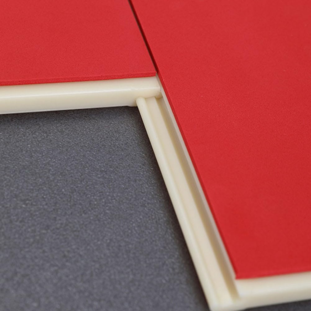 Planches de taekwondo incassables en ABS EVA lot de 3 pour entraînement karaté kickboxing bords arrondis rouge bleu jaune