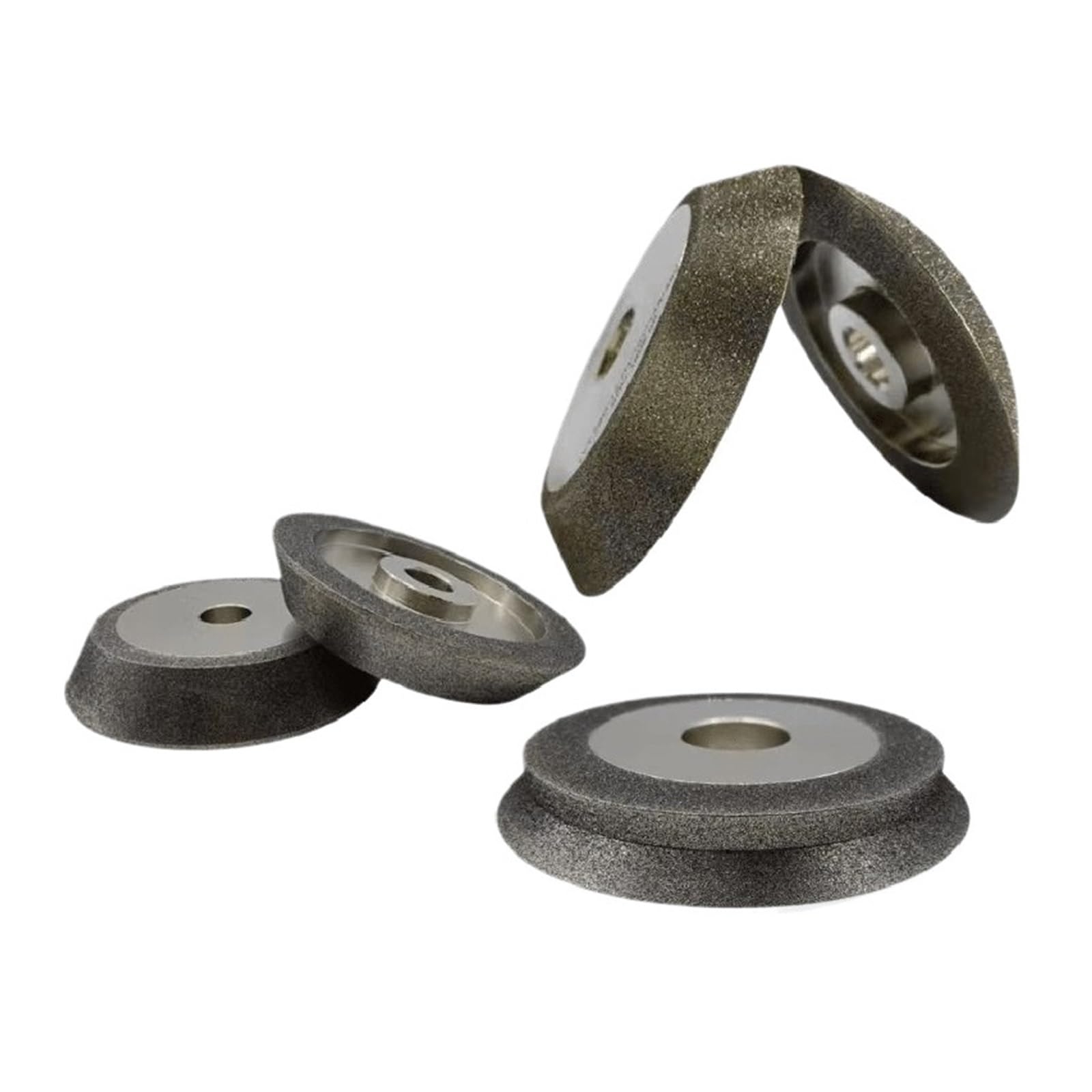 Muela abrasiva CBN de 3 pulgadas, mandril de 1/2'', 20G-CBN230 CBN for acero de alta velocidad, SDC for acero de tungsteno(X3-CBN230)