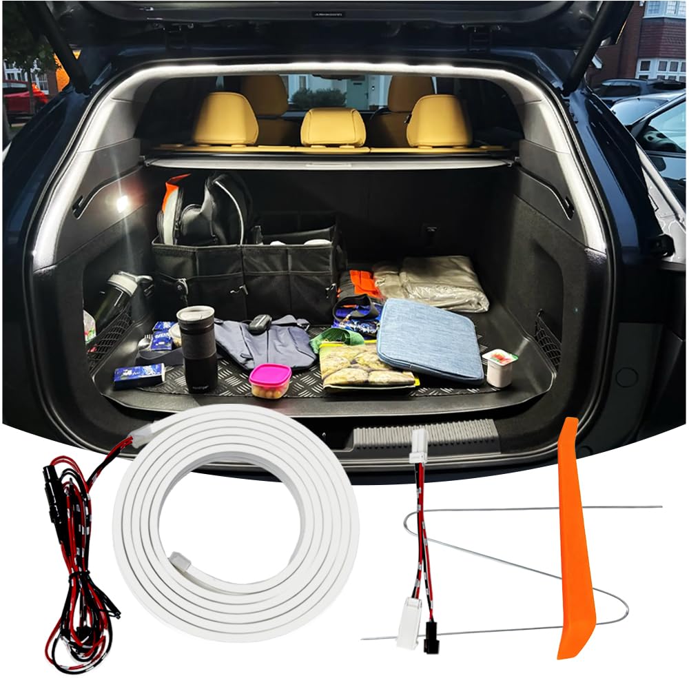 Barra LED Bianca per Bagagliaio Posteriore con Connettore Personalizzato, Compatibile con MG HS MG4 MG5 MG7