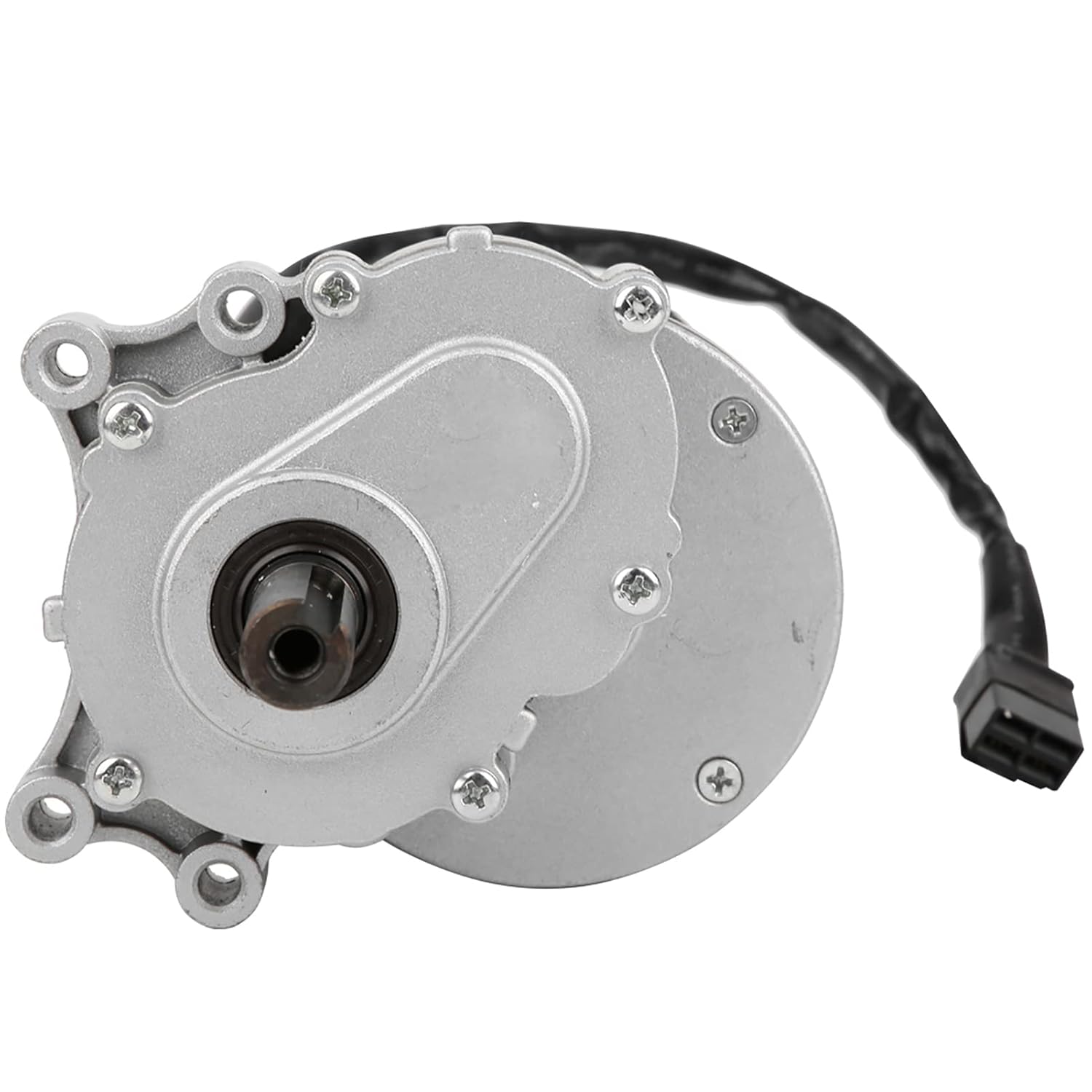 CUEI Brushed Electric Motor, 24V 250W 75r/min Low Speed High Torque Brushed Motor, Low Noise Professional Metal Brushed DC Motor for Unite, for Electric Wheelchair Modification and Repair, default