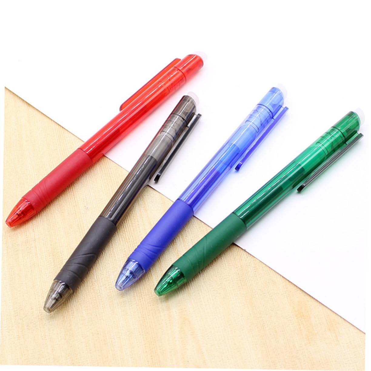 32 Pièces Stylos à Encre Gel Effaçables Lot de pour Étudiants Pointe Fine pour École et Bureau Stylo Bille Réécrivable sans Trace