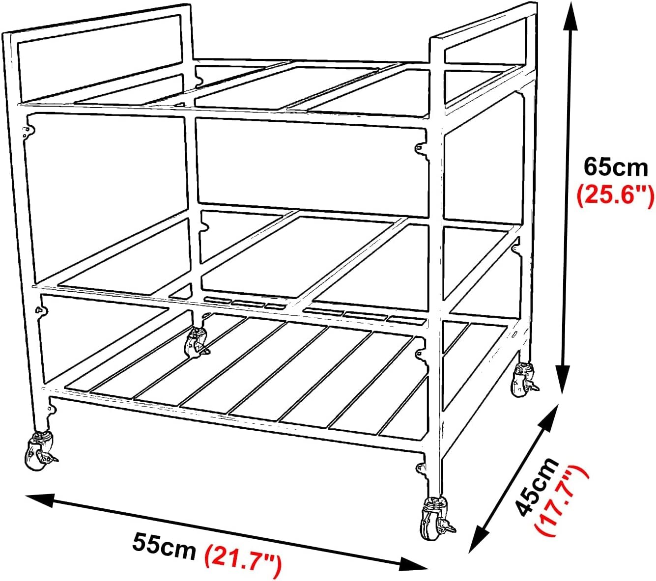 D Tappetino da yoga mobile Sto Cart con ruote e maniglia supporto per rotolo in schiuma di metallo per palestra, studio, sala fitness, ideale per scuole e salotti