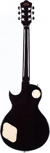 Miniatura 3 de GROTE Guitarra Guitarra eléctrica de cuerpo sólido con Gigbag LPYS-006 (negro)