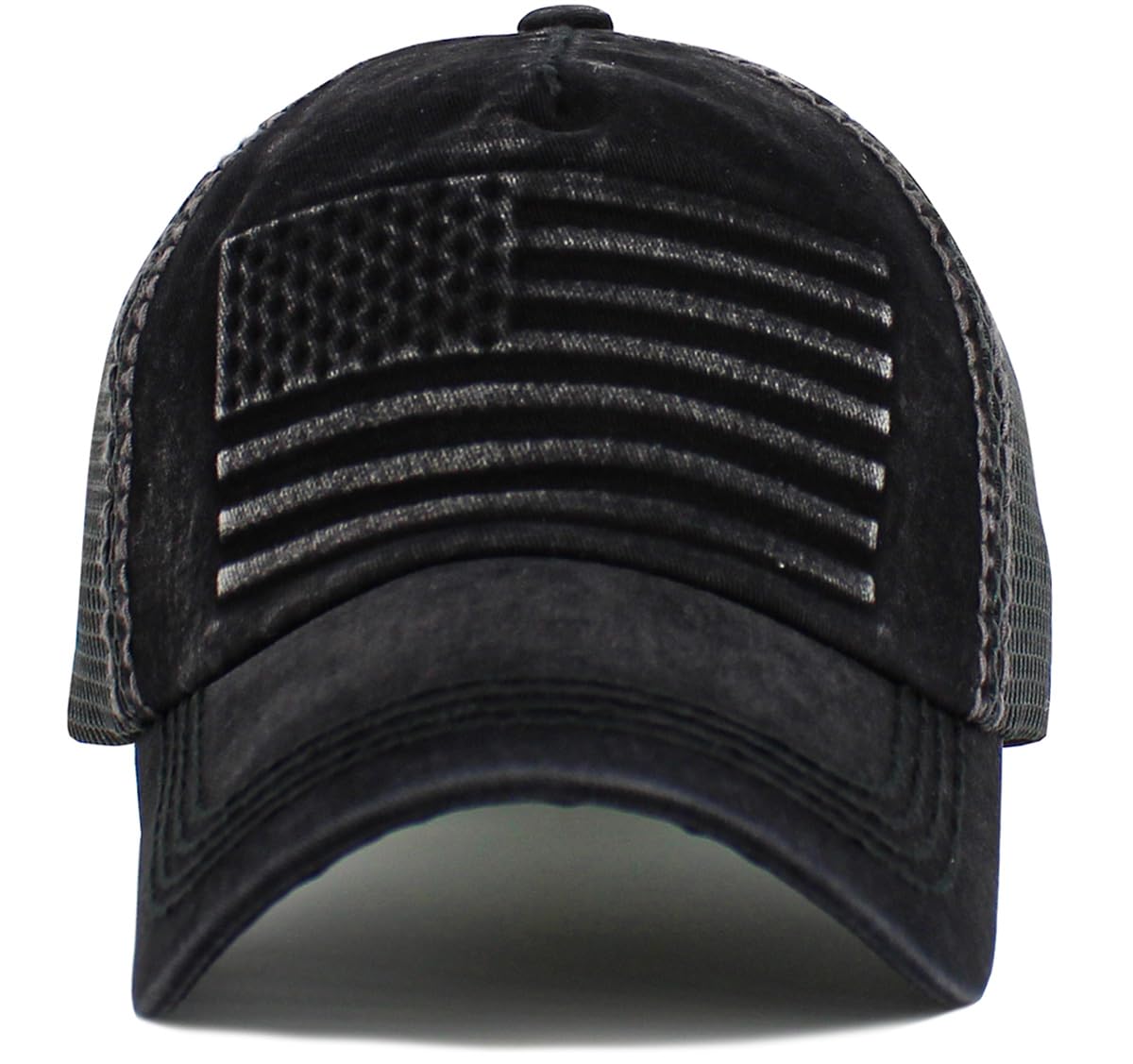 KBETHOS Flag USA America Military Thin Blue Line Thin Red Line Vintage Distressed Baseball Cap Dad Hat Unisex Adjustable…