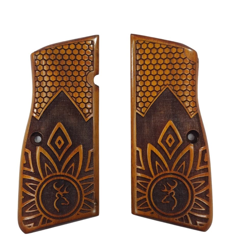 Browning HP 14 poignée pistolet ergonomique en noyer contre la fatigue de main