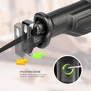 GALAX PRO 120V Reciprocating Saw, 6.0 Amp Variable Speed